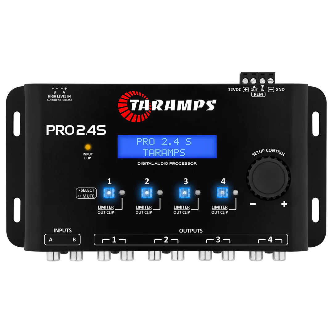 Taramps TS 800x4 + PRO 2.4S Car Amplifier & Processor COMBO