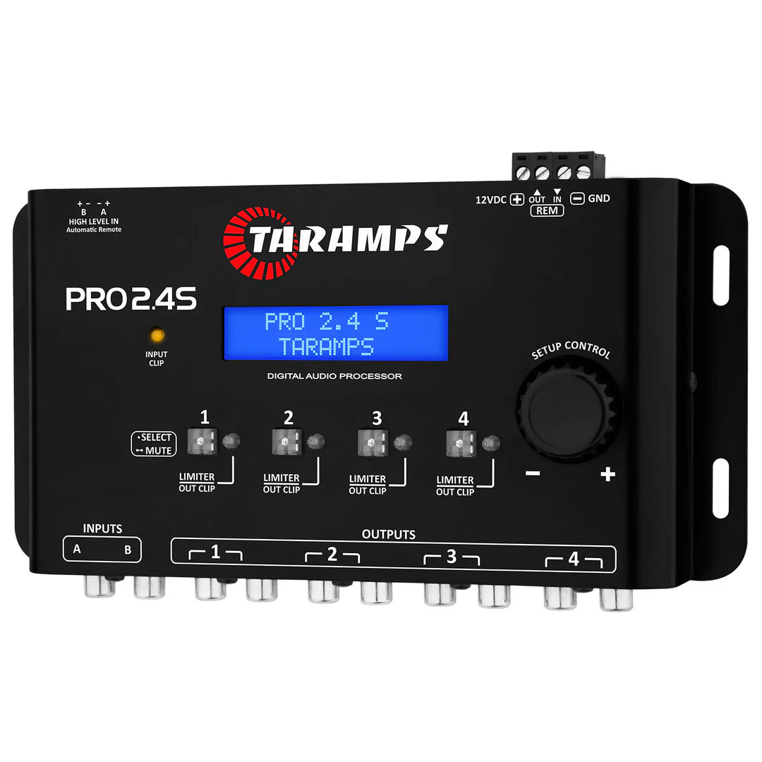 Taramps HD 3000 1 OHM + PRO 2.4S Car Amplifier & Processor COMBO